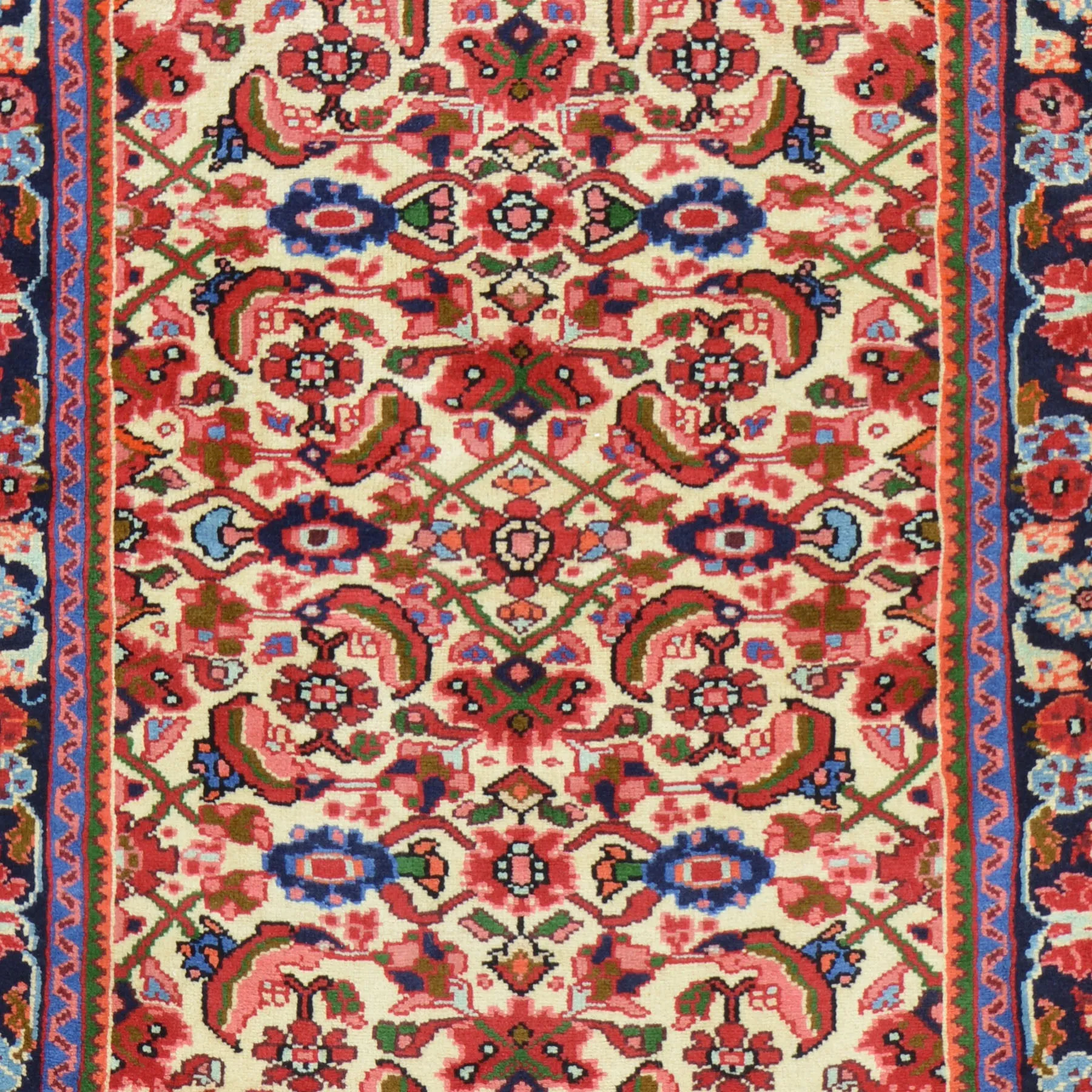 Hand-Knotted Persian Tribal Design Handmade Wool Rug (Size 3.4 X 4.4) Cwral-7749