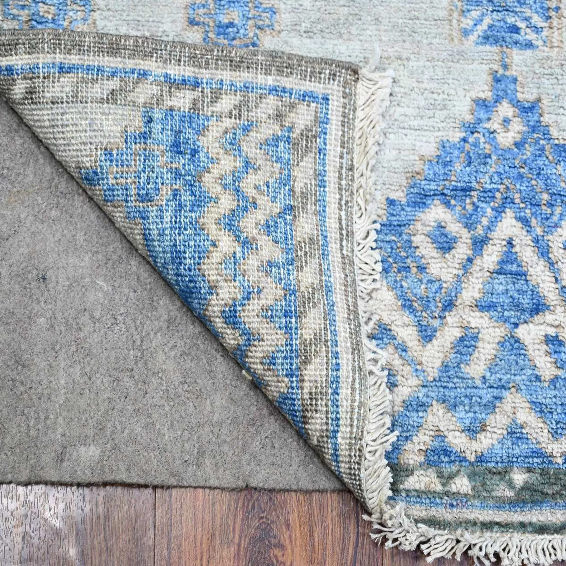 Hand-Knotted Peshawar Chobi Handmade Wool Southwestern Design Rug (Size 2.6 X 11.6) Cwral-9894