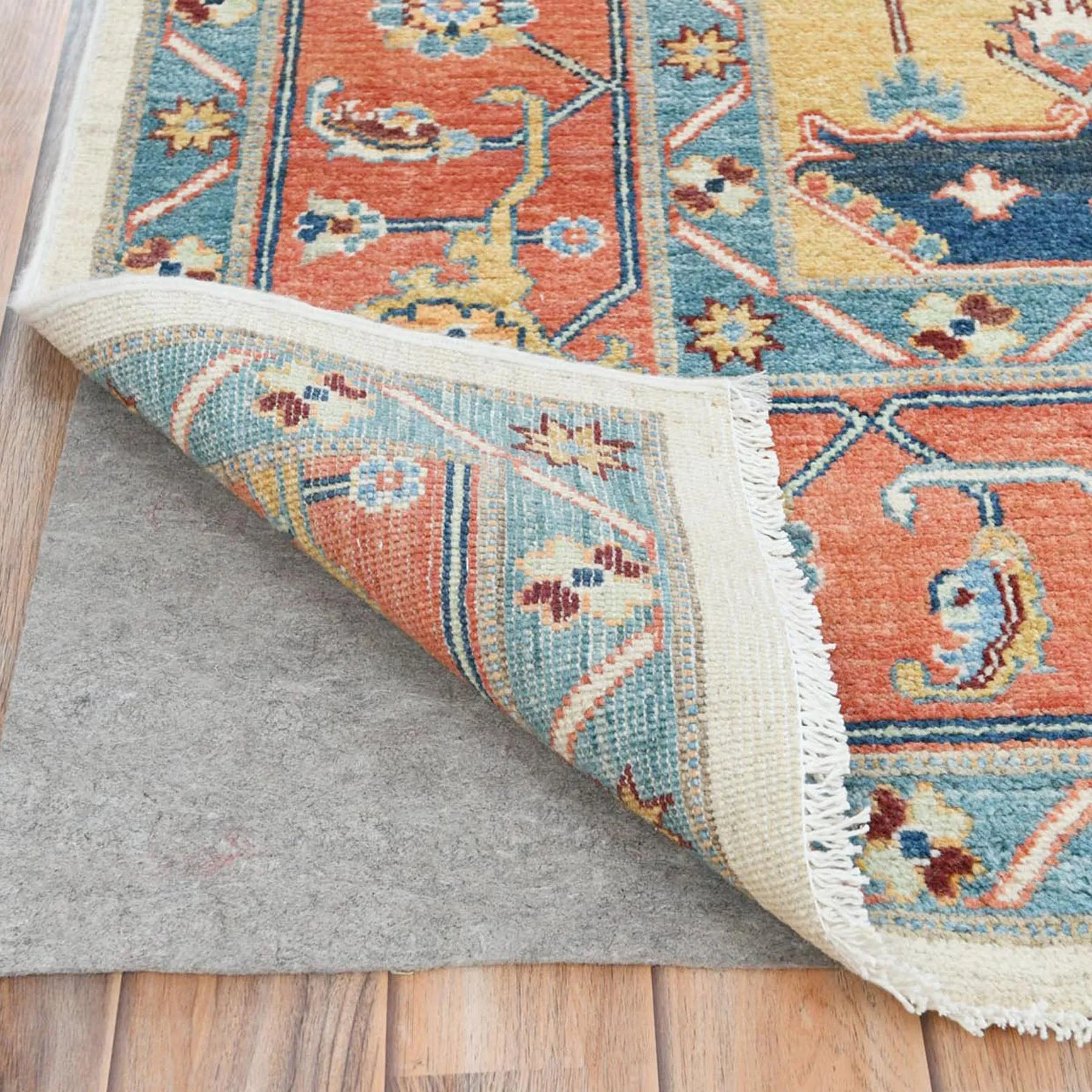Hand-Knotted Peshawar Chobi Heriz Design Handmade Wool Rug (Size 7.11 X 10.3) Cwral-9366