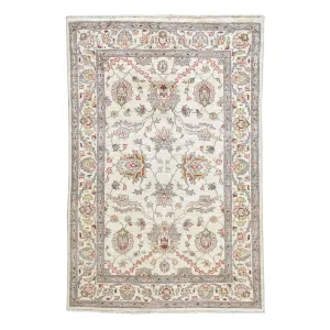 Hand-Knotted Peshawar Chobi Oushak Design Wool Rug (Size 4.0 X 6.0) Cwral-492