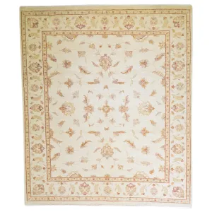 Hand-Knotted Peshawar Chobi Oushak Design Wool Rug (Size 8.0 X 9.8) Brral-2586