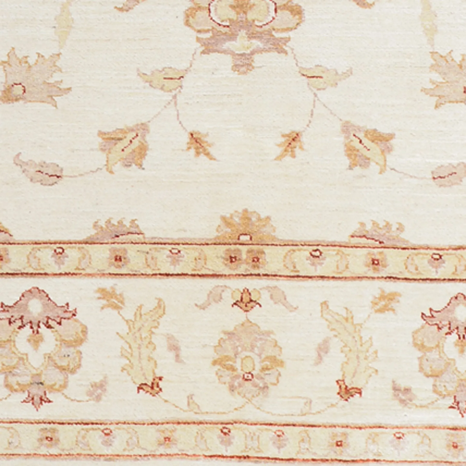 Hand-Knotted Peshawar Chobi Oushak Design Wool Rug (Size 8.0 X 9.8) Brral-2586