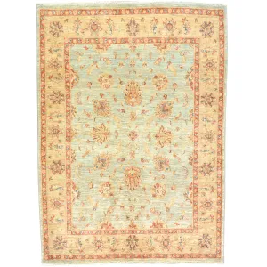Hand-Knotted Peshawar Chobi Tribal Design Wool Rug (Size 4.8 X 6.7) Brral-750