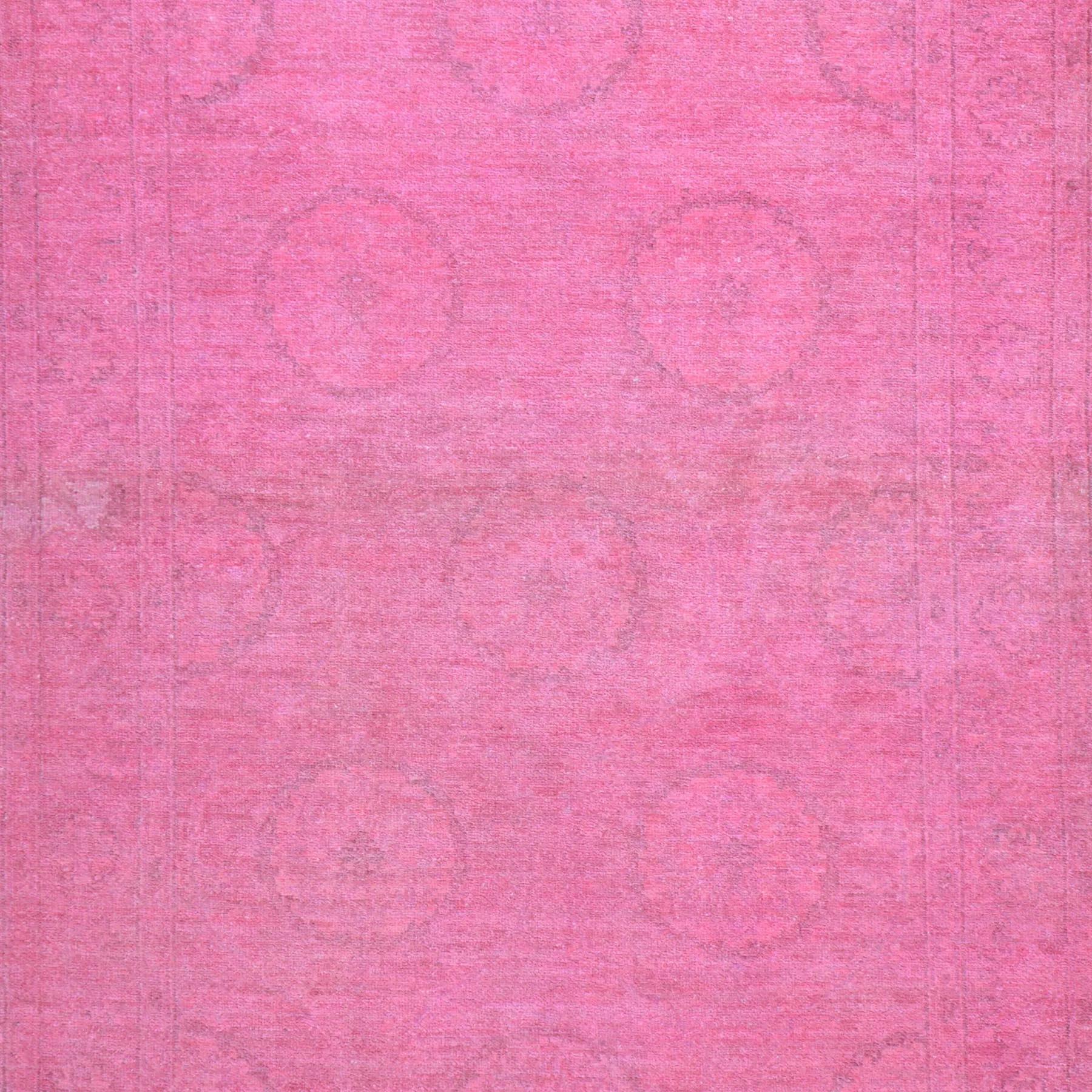 Hand-Knotted Pink Overdyed Chobi Wool Handmade Rug (Size 4.1 X 6.1) Brral-495