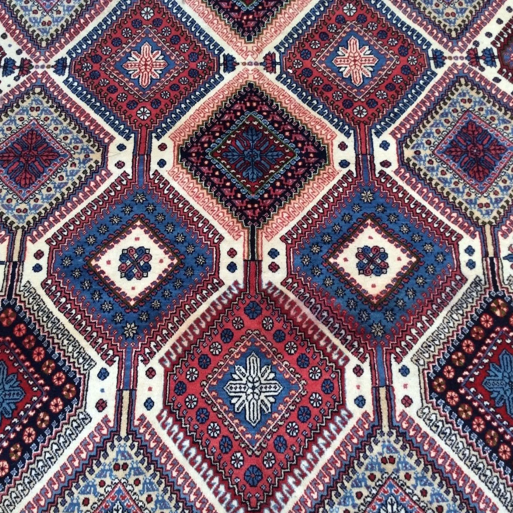 Hand-Knotted Pre Owned Tribal Wool Rug (Size 6.6 X 10.5) Brrsf-357