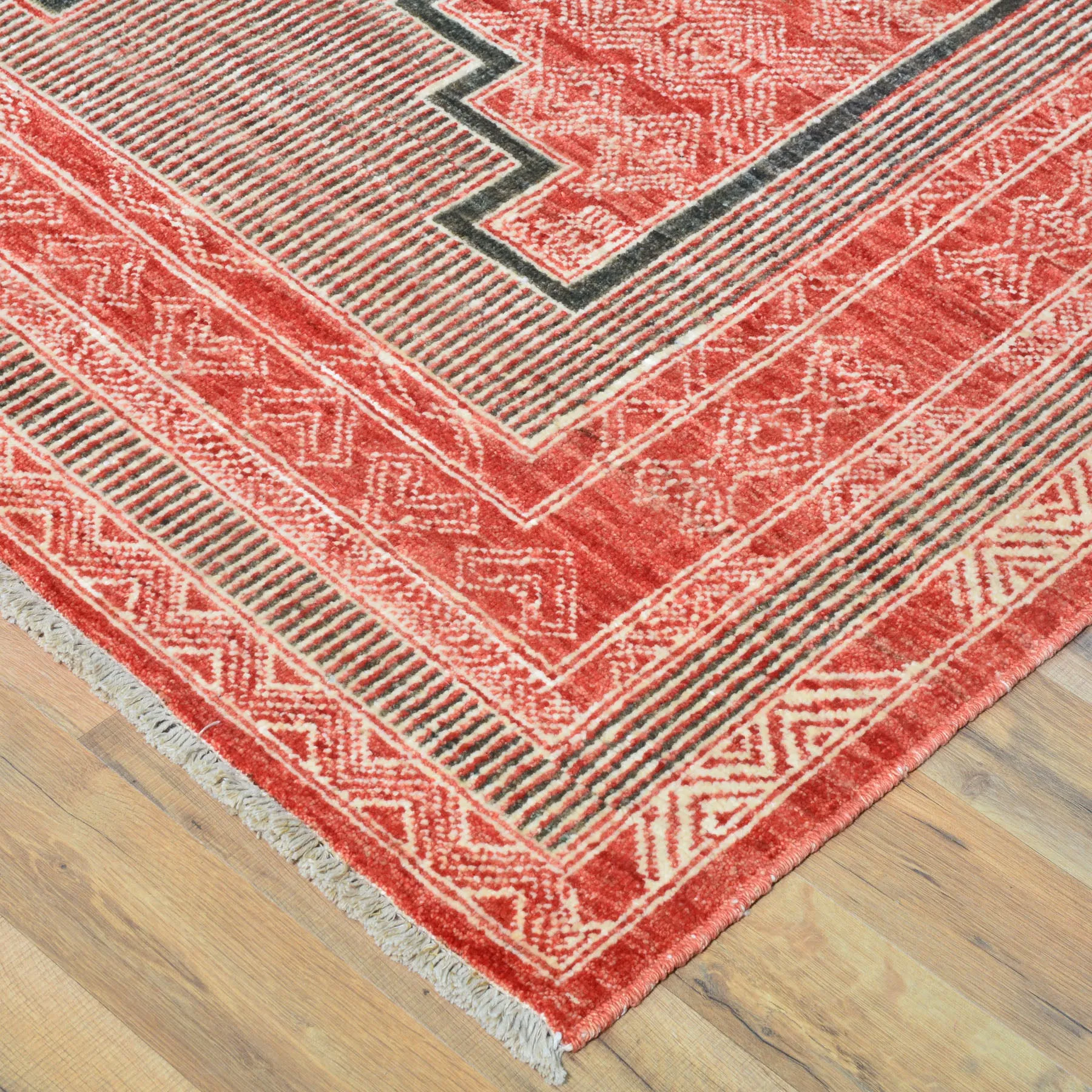 Hand-Knotted Southwestern Design Handmade Oriental Wool Rug (Size 8.0 X 9.8) Cwral-10323
