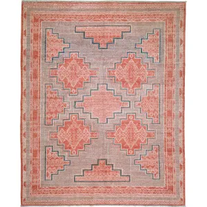 Hand-Knotted Southwestern Design Handmade Oriental Wool Rug (Size 8.0 X 9.8) Cwral-10323