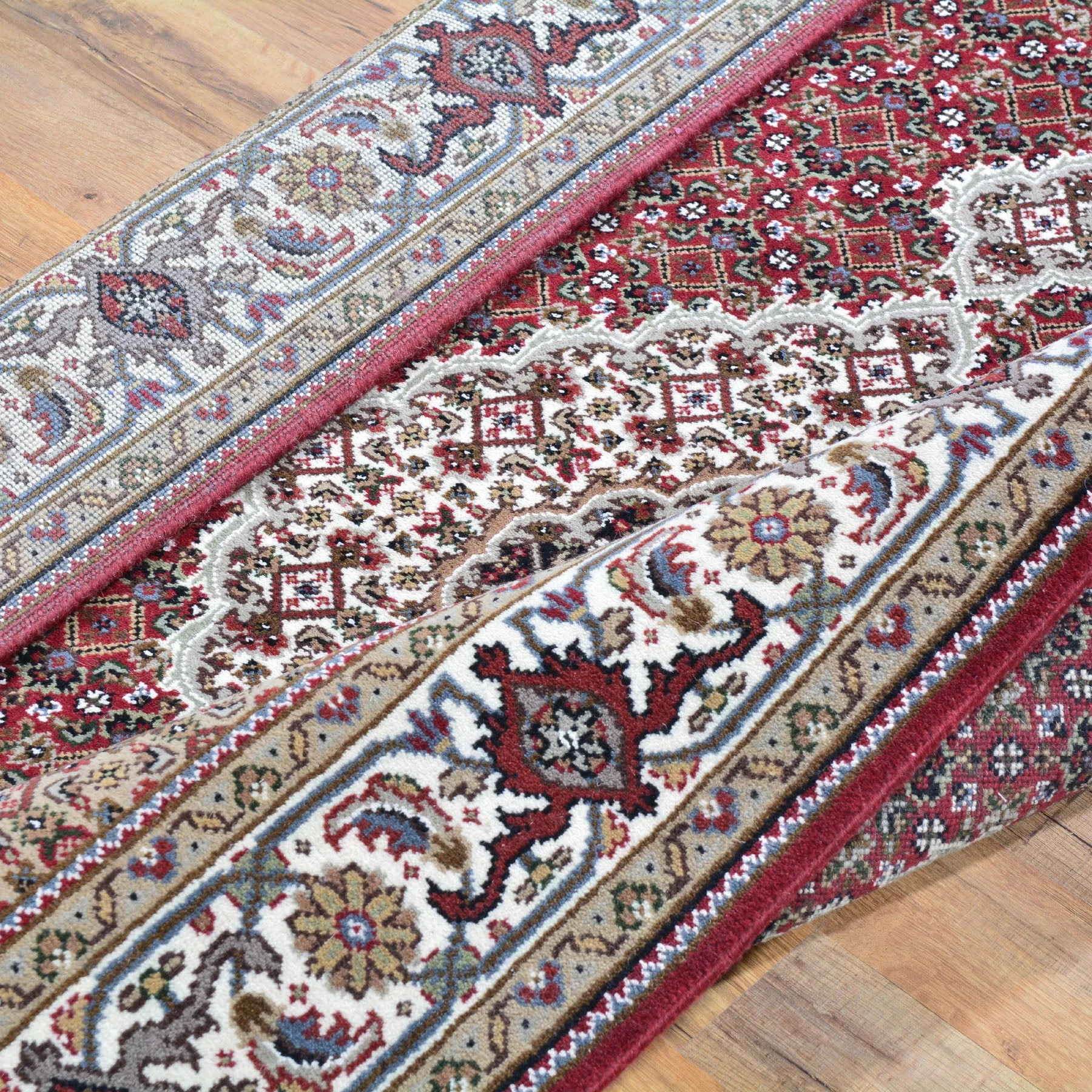 Hand-Knotted Tabriz Design Handmade Wool Rug (Size 4.1 X 6.1) Brral-4695