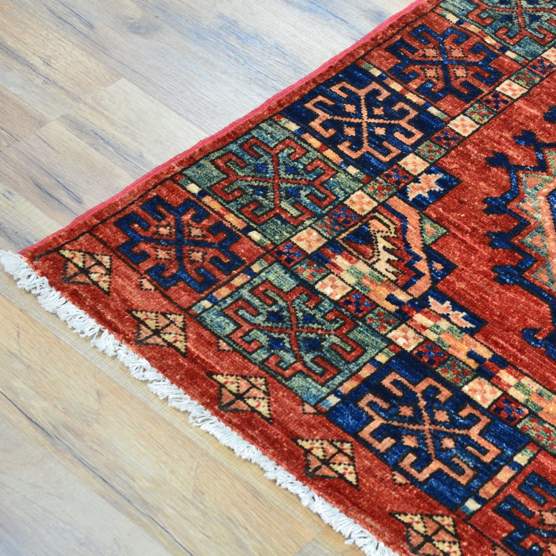 Hand-Knotted Tribal Peshawar Handmade Wool Rug (Size 3.1 X 5.0) Cwral-10848