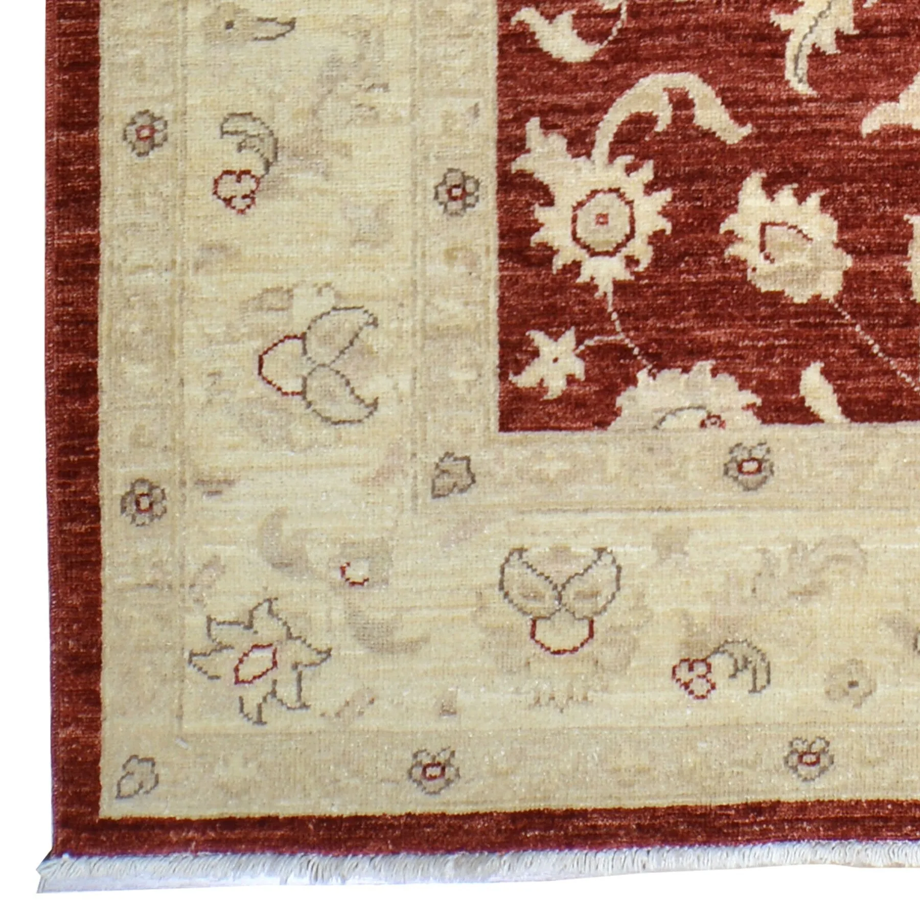 Hand-Knotted Tribal Peshawar Wool Traditional Design Rug (Size 6.2 X 9.0) Brral-3975