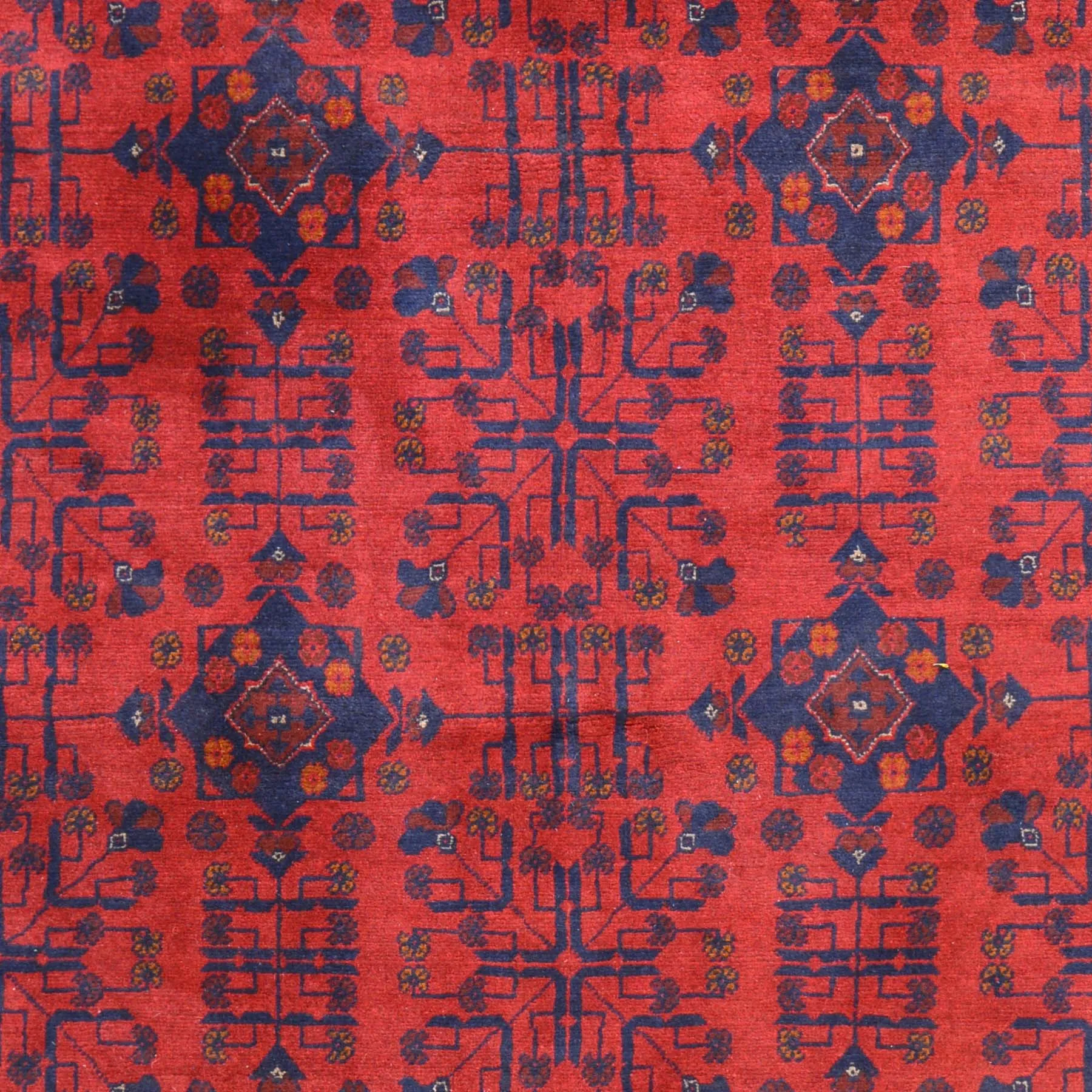 Hand-Knotted Turkmen Handmade Tribal Traditional Afghan Rug (Size 5.1 X 6.7) Brral-6501