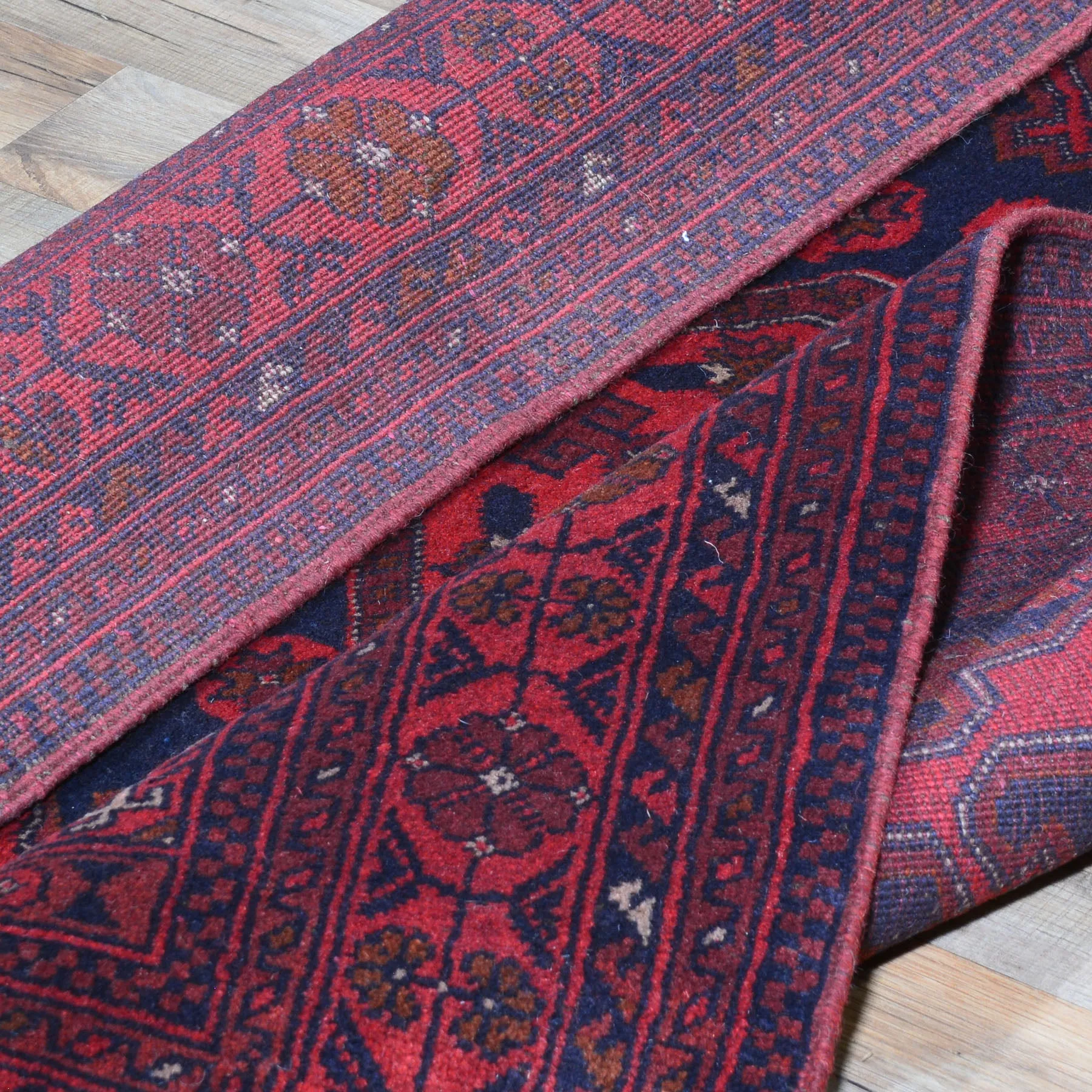 Hand-Knotted Turkmen Handmade Tribal Traditional Rug (Size 3.7 X 5.2) CWral-7764