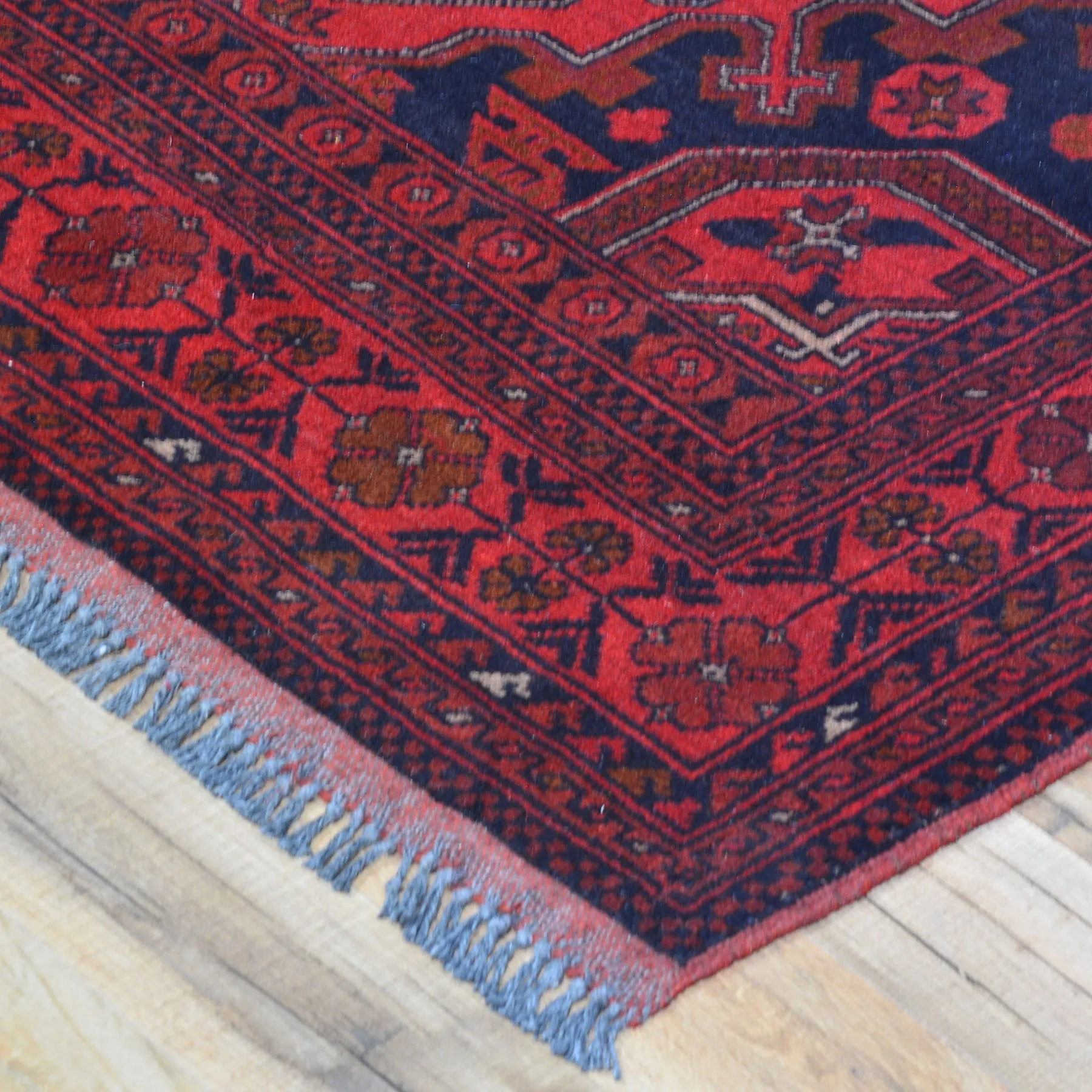 Hand-Knotted Turkmen Handmade Tribal Traditional Rug (Size 3.7 X 5.2) CWral-7764