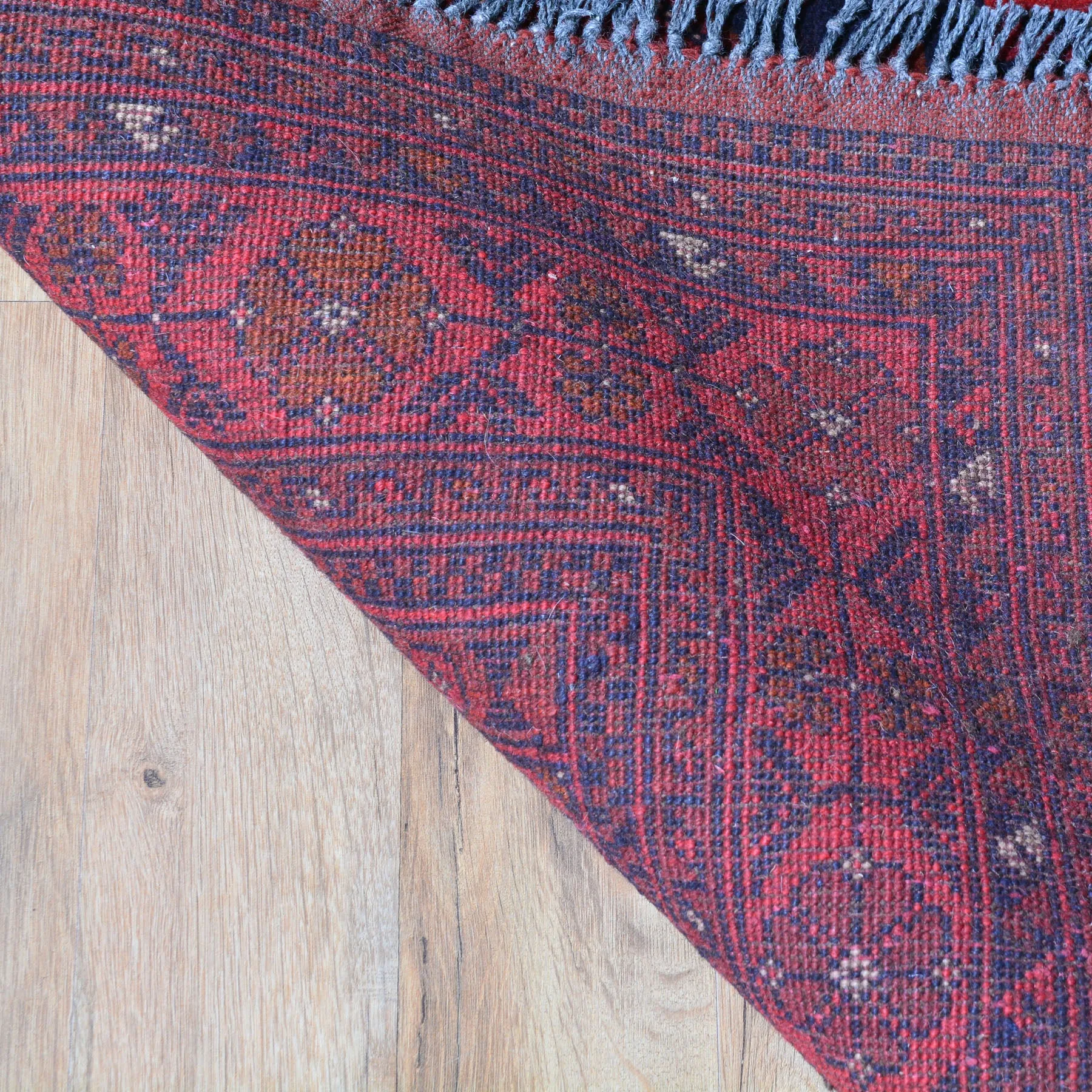 Hand-Knotted Turkmen Handmade Tribal Traditional Rug (Size 3.7 X 5.2) CWral-7764