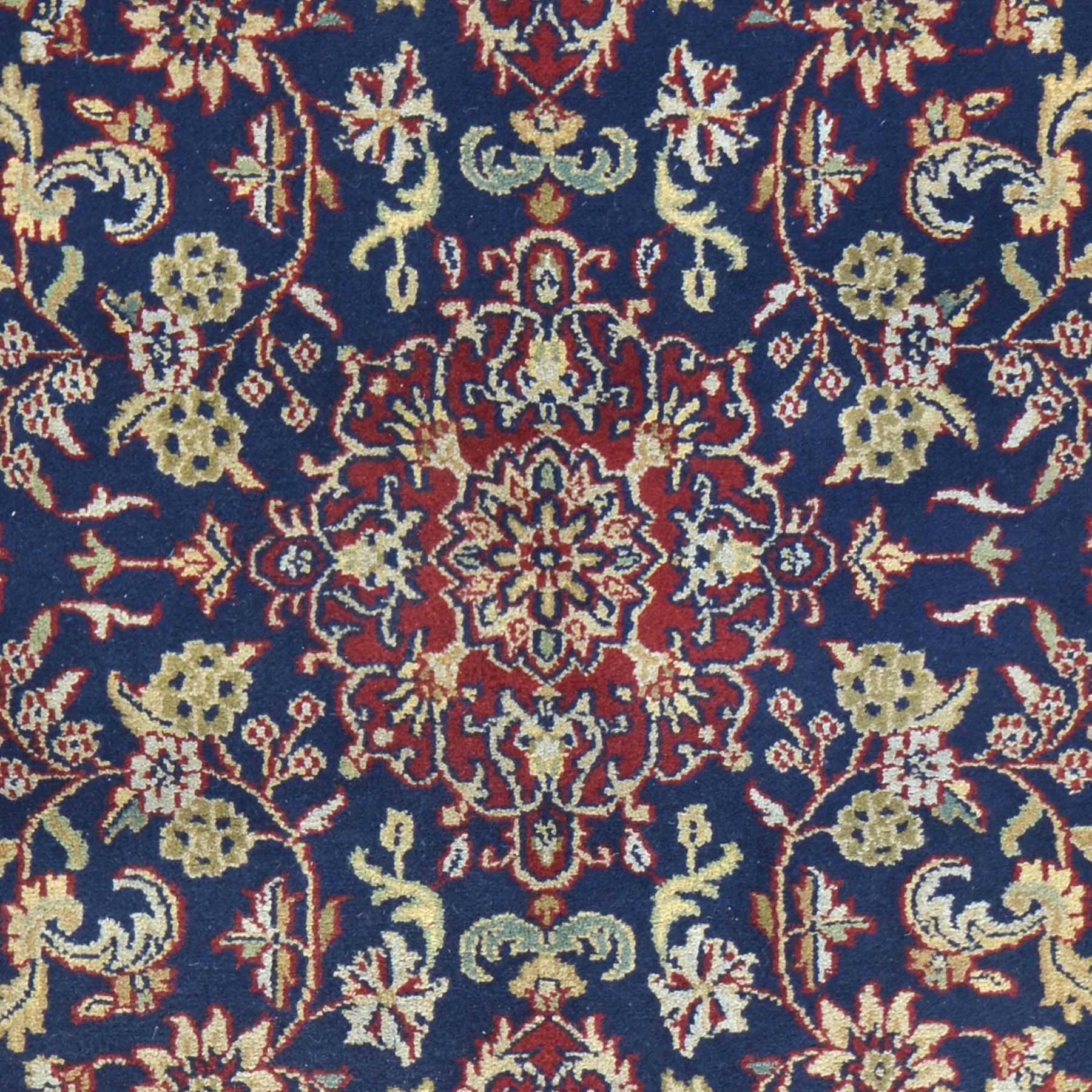 Hand-Knotted T.Wash Mahal Design Wool Rug (Size 3.6 X 5.10) Cwral-639