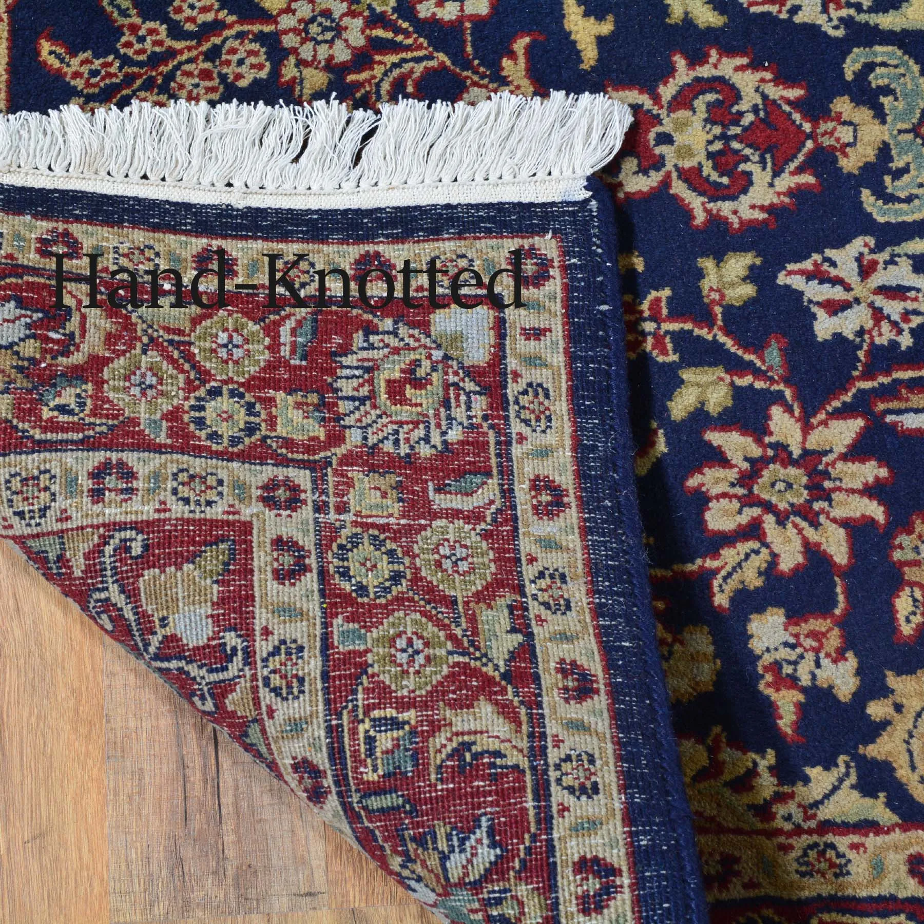 Hand-Knotted T.Wash Mahal Design Wool Rug (Size 3.6 X 5.10) Cwral-639