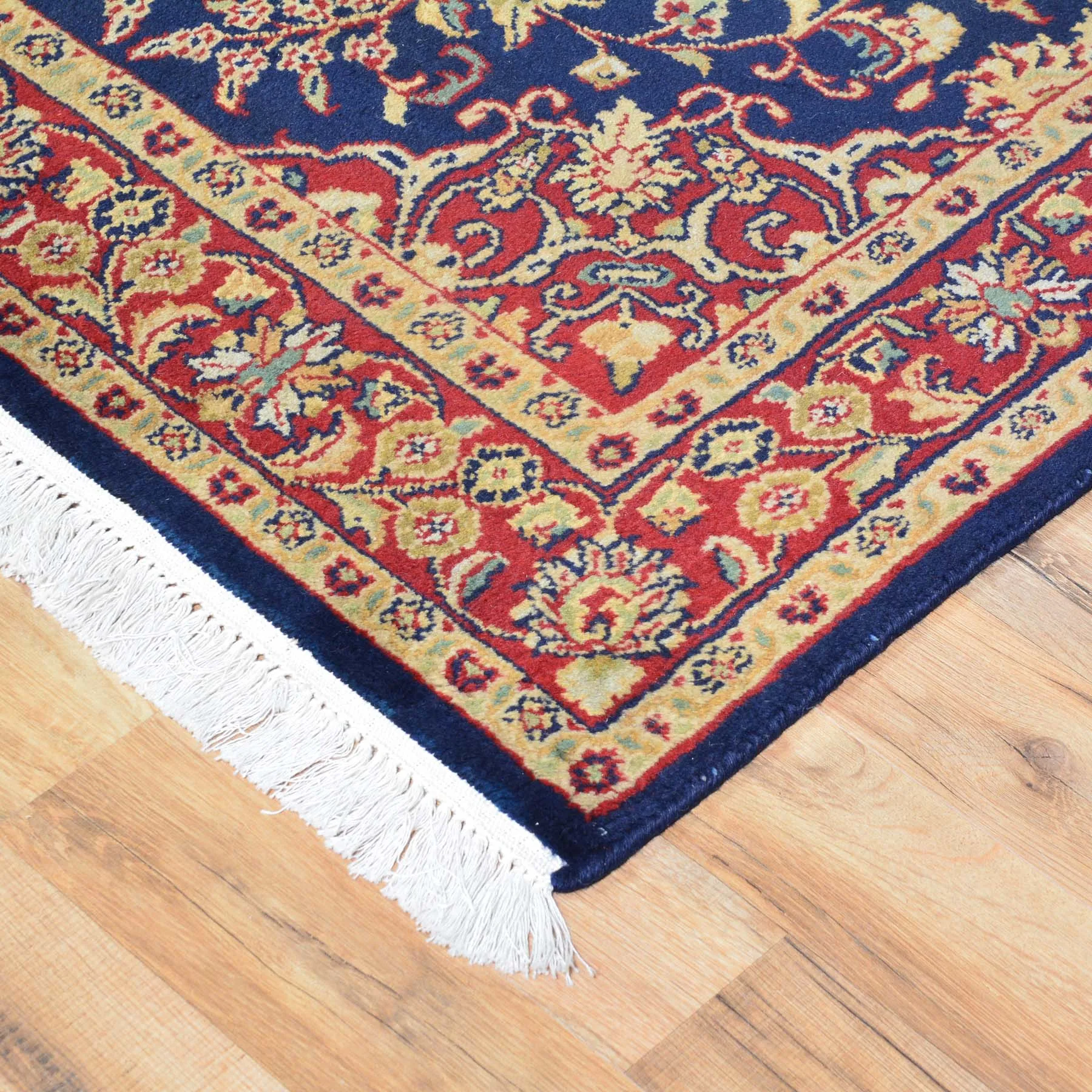 Hand-Knotted T.Wash Mahal Design Wool Rug (Size 3.6 X 5.10) Cwral-639