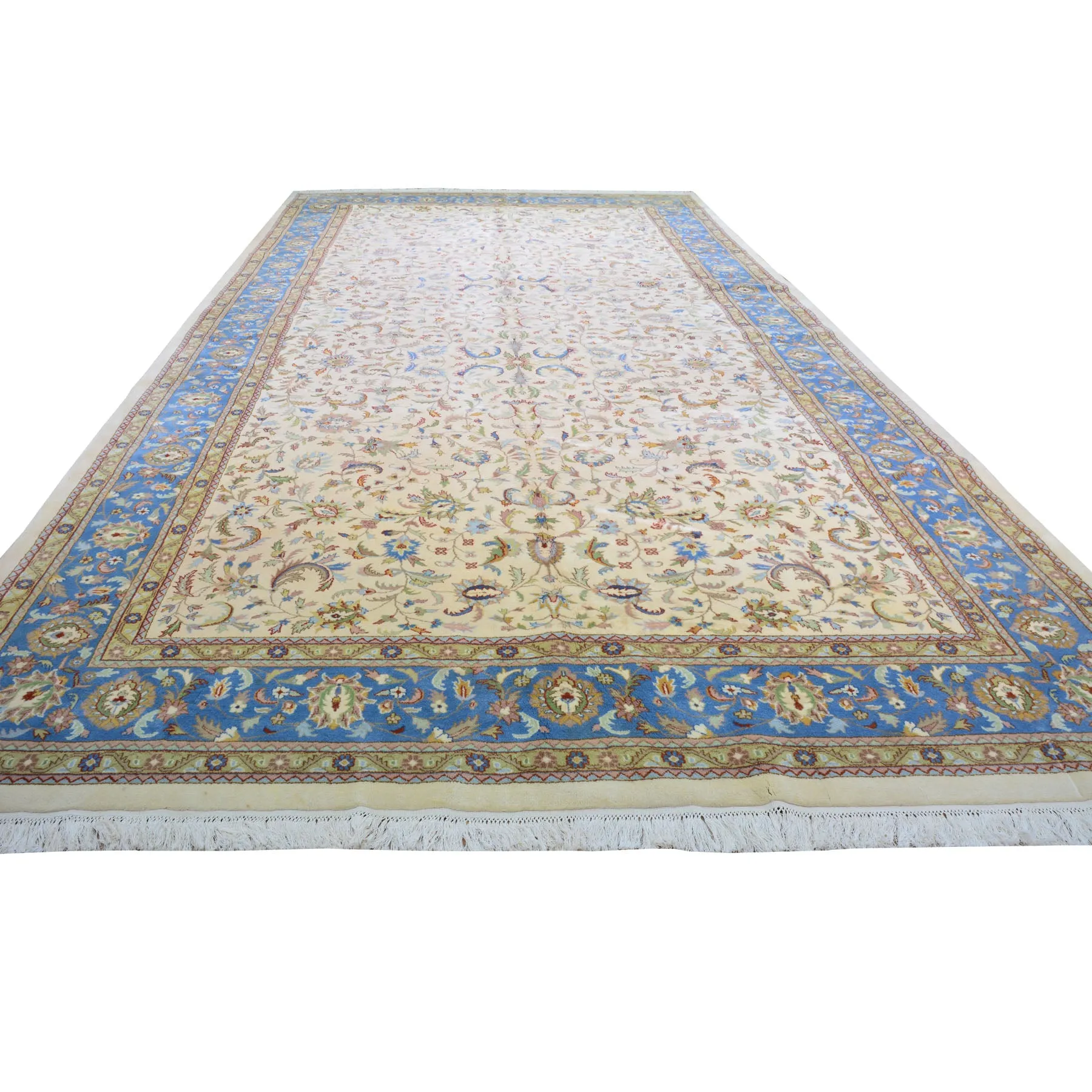 Hand-Knotted Vintage Design Handmade Wool Rug (Size 8.11 X 15.9) Brral-5490