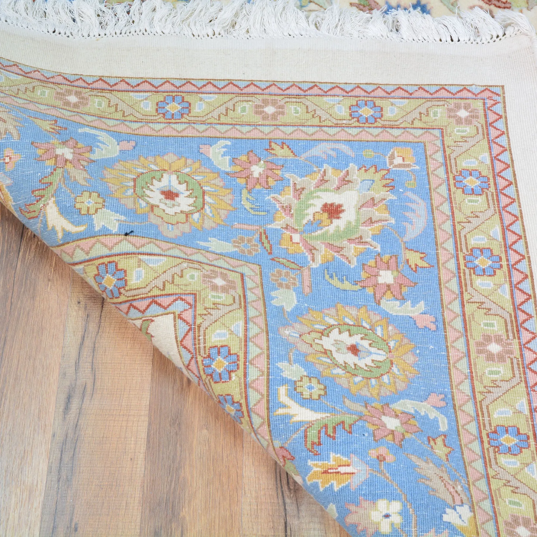 Hand-Knotted Vintage Design Handmade Wool Rug (Size 8.11 X 15.9) Brral-5490