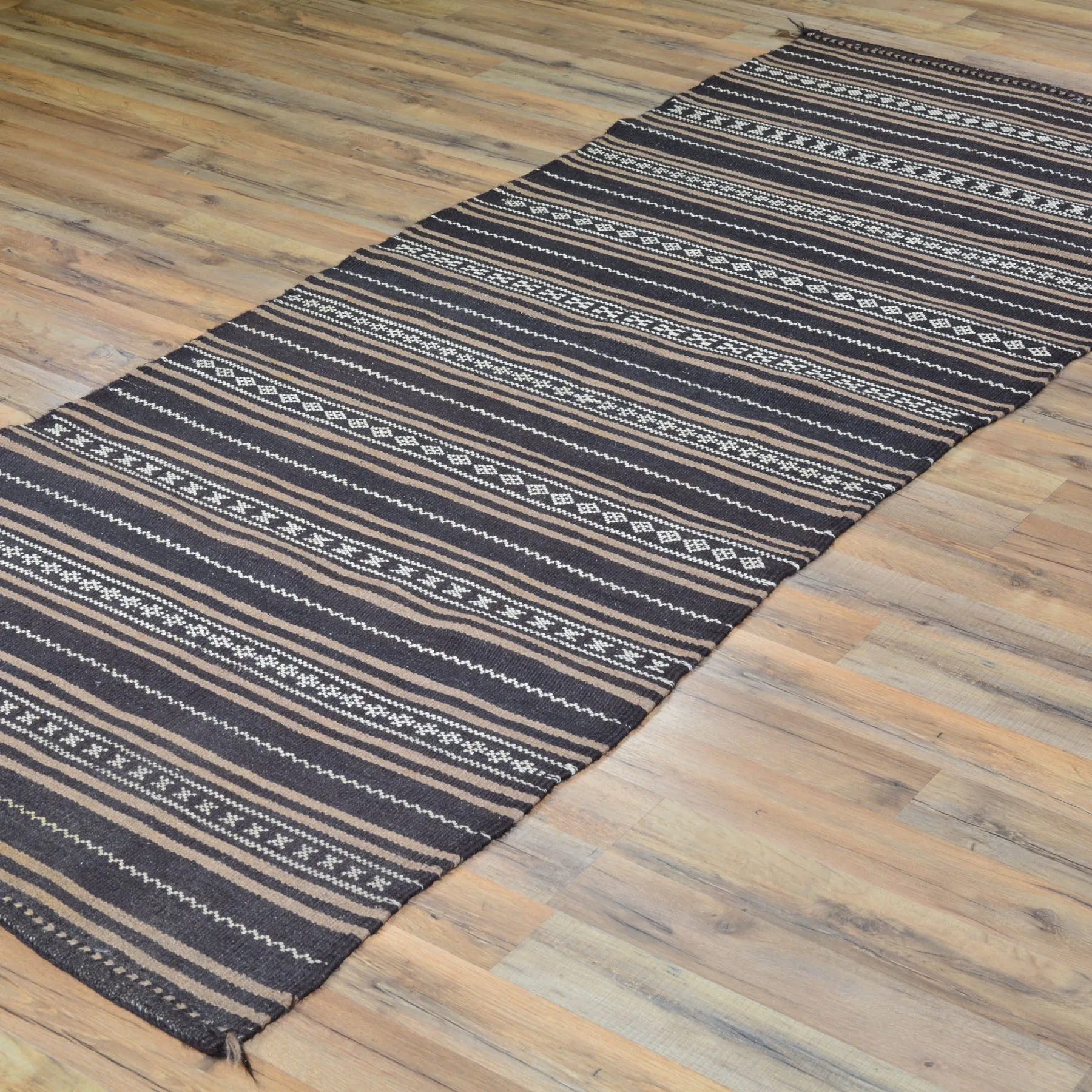 Hand-Woven Fine Afghan Tribal Kilim 100% Wool Rug (Size 2.11 X 7.10) Brral-3519