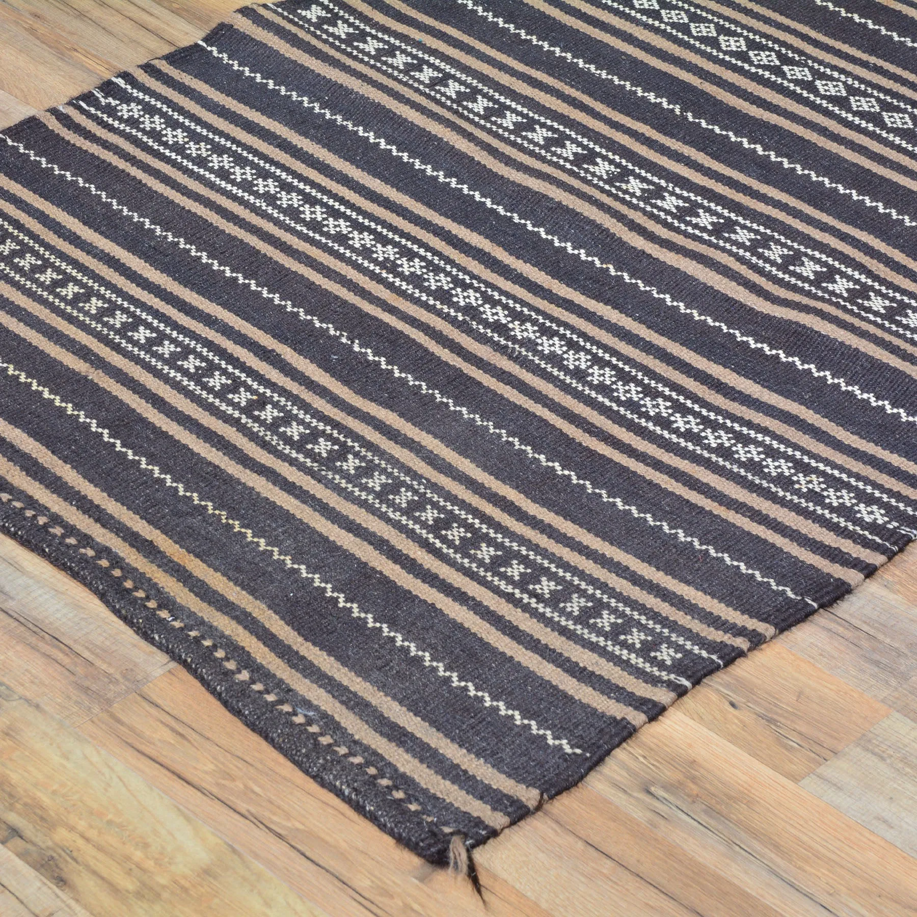 Hand-Woven Fine Afghan Tribal Kilim 100% Wool Rug (Size 2.11 X 7.10) Brral-3519