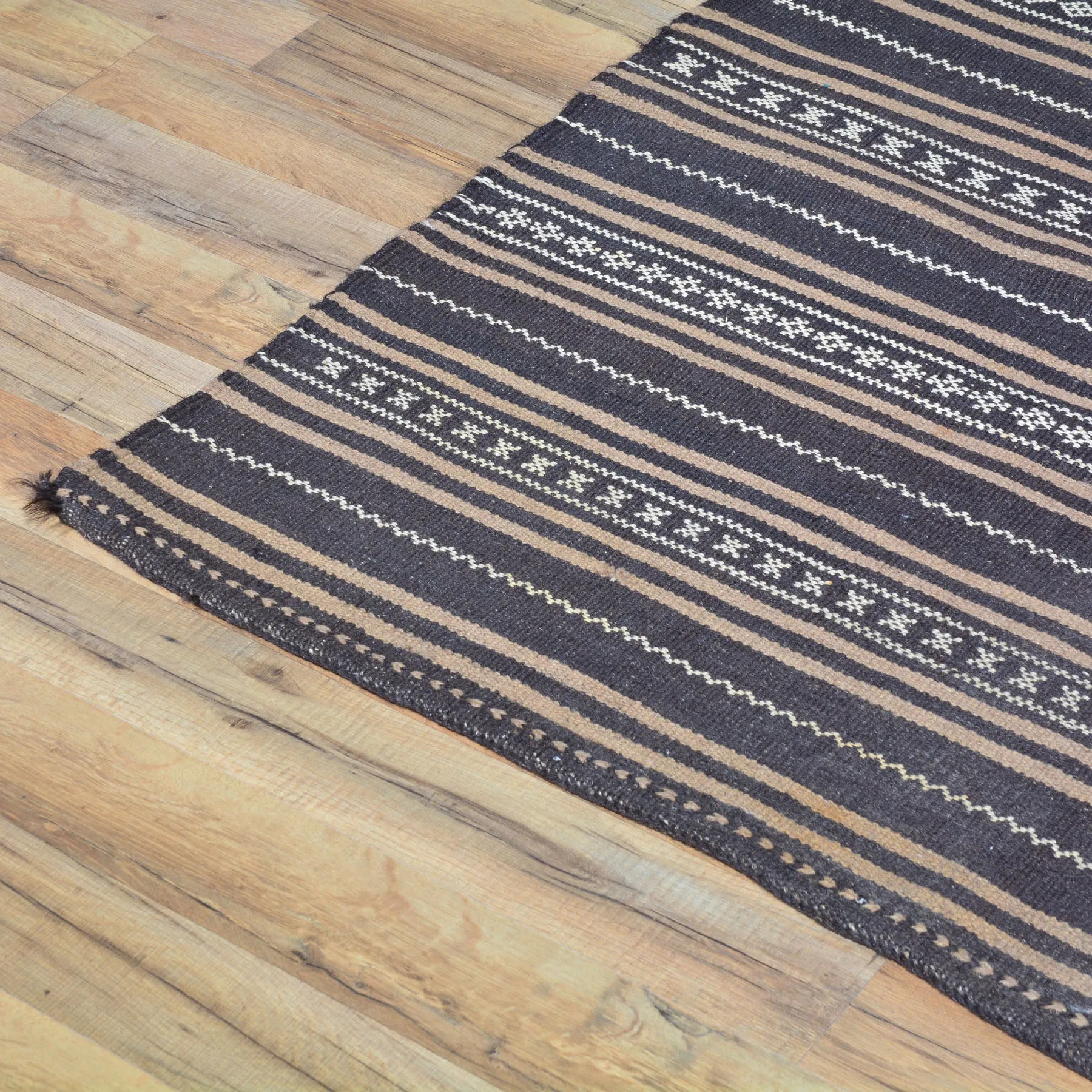 Hand-Woven Fine Afghan Tribal Kilim 100% Wool Rug (Size 2.11 X 7.10) Brral-3519