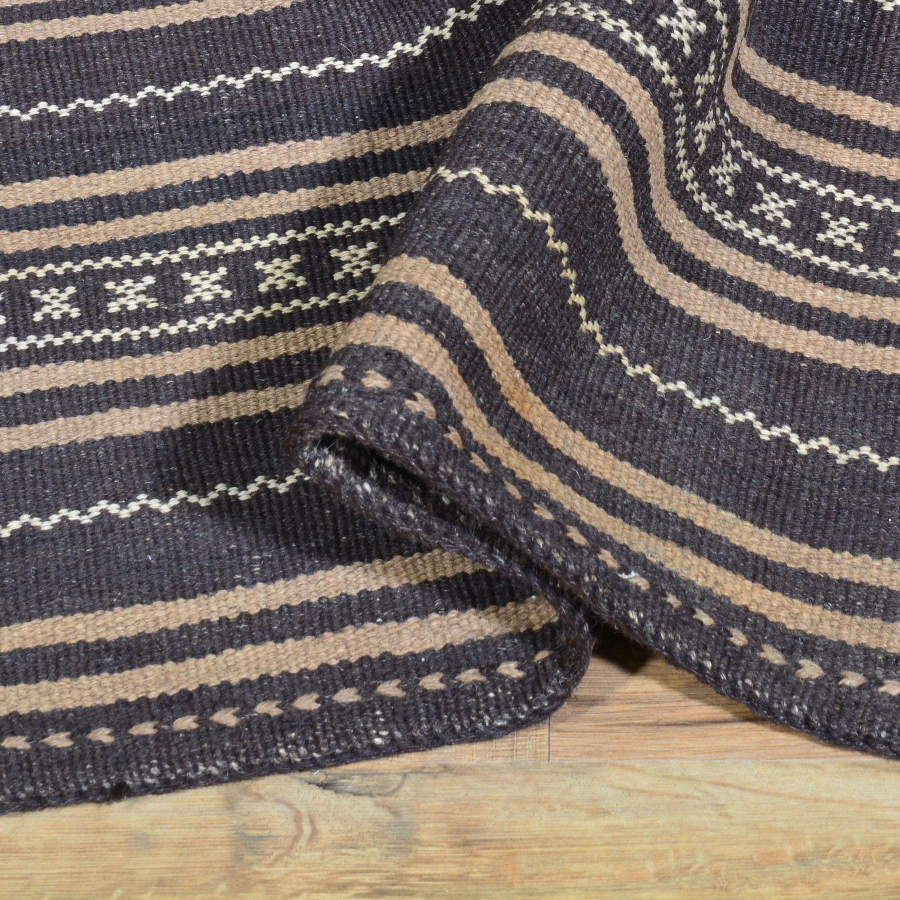 Hand-Woven Fine Afghan Tribal Kilim 100% Wool Rug (Size 2.11 X 7.10) Brral-3519