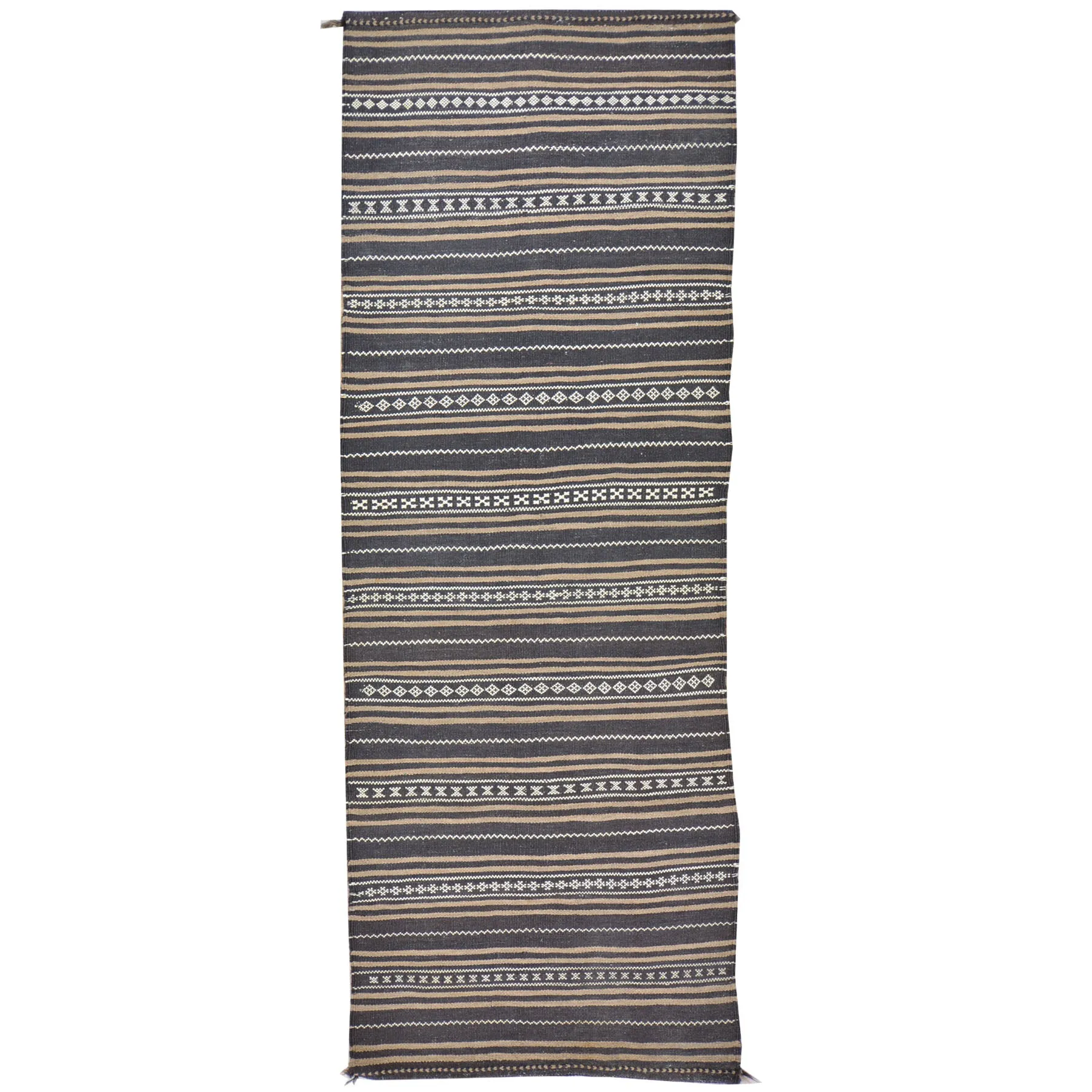 Hand-Woven Fine Afghan Tribal Kilim 100% Wool Rug (Size 2.11 X 7.10) Brral-3519