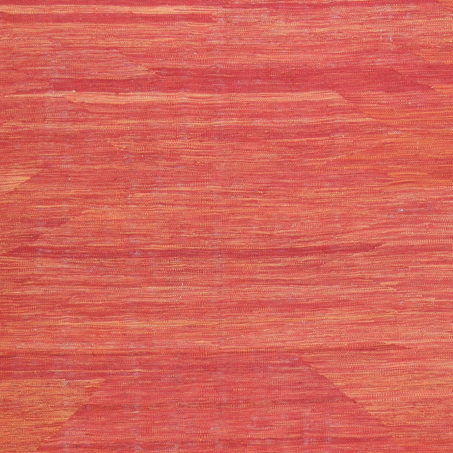 Hand-Woven Modern Red Kilim Handmade Wool Rug (Size 6.4 X 9.9) Cwral-7164
