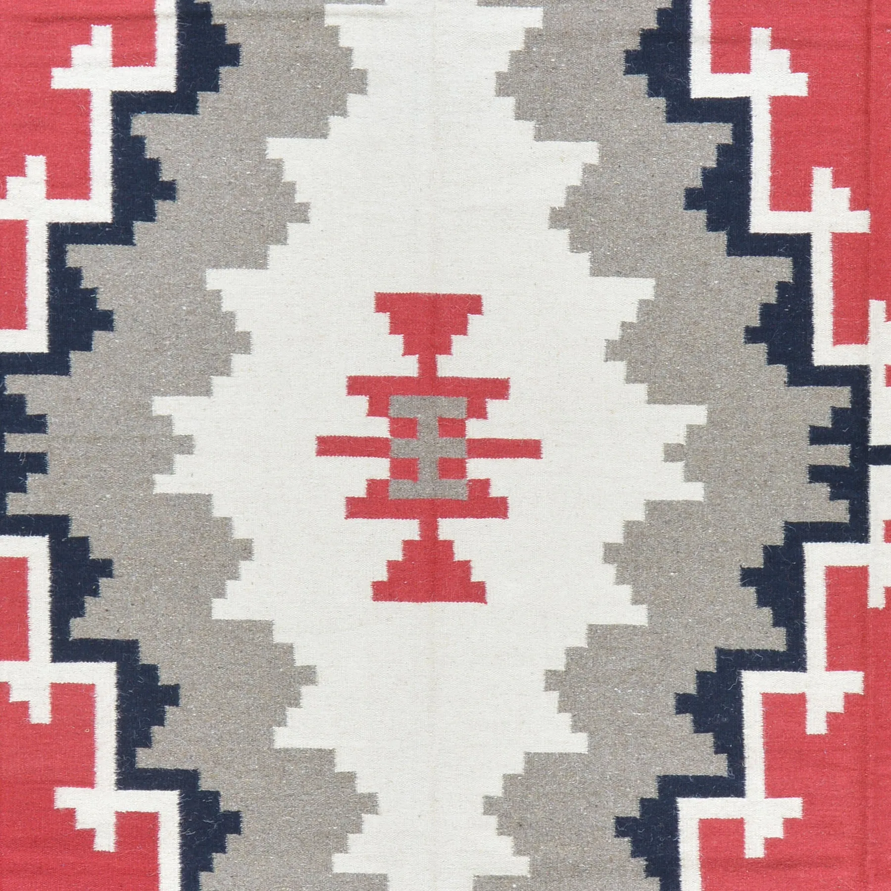 Hand-Woven Southwestern Design Handmade Wool Rug (Size 9.0 X 12.0) Cwral-7137