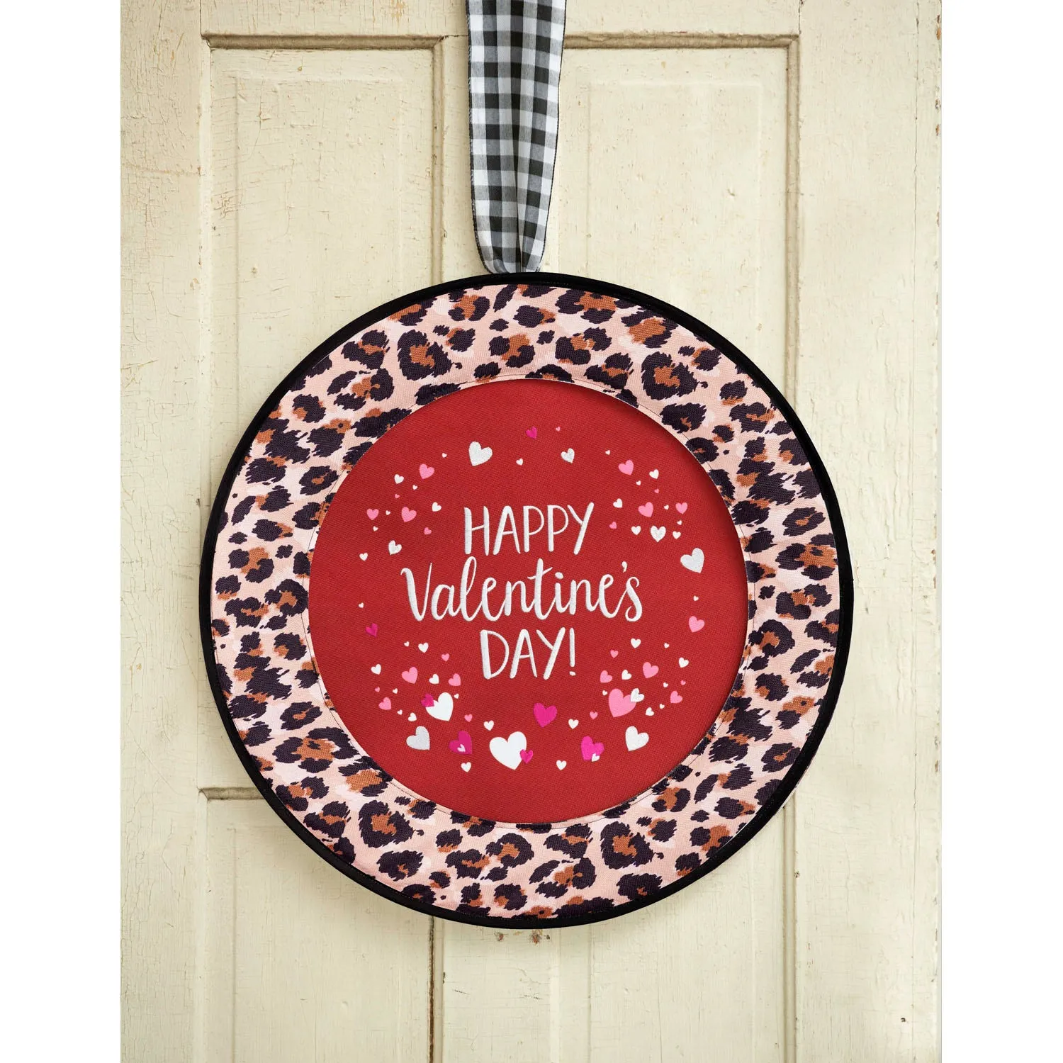 Happy Valentine's Day Sassafras Switchable Door Décor Insert,2idi1827