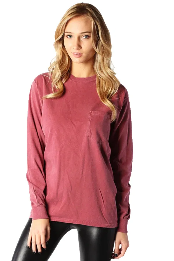 Heavyweight Long-Sleeve Pocket Tee