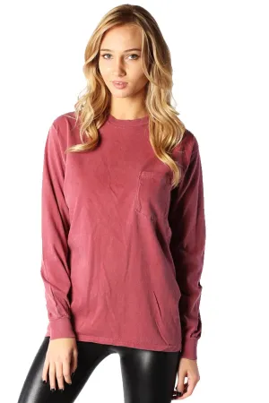 Heavyweight Long-Sleeve Pocket Tee