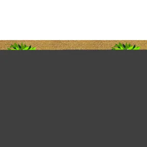Hello Topiary Flocked Coir Sassafras Switch Mat,2rmc1356s