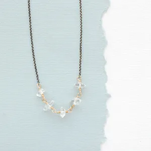 Herkimer Diamond Collar Necklace