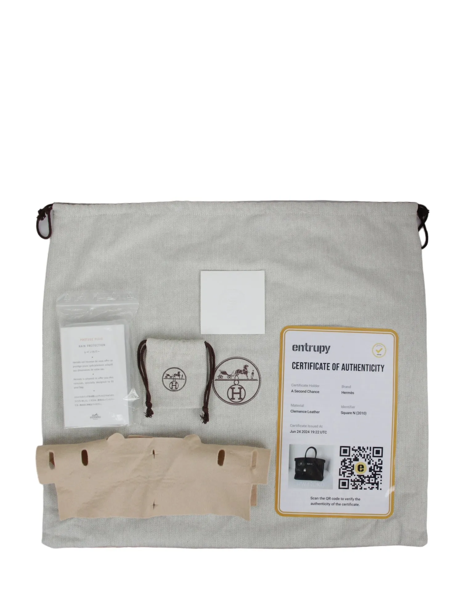 Hermes Chocolate Brown Clemence Leather 35cm Birkin Bag