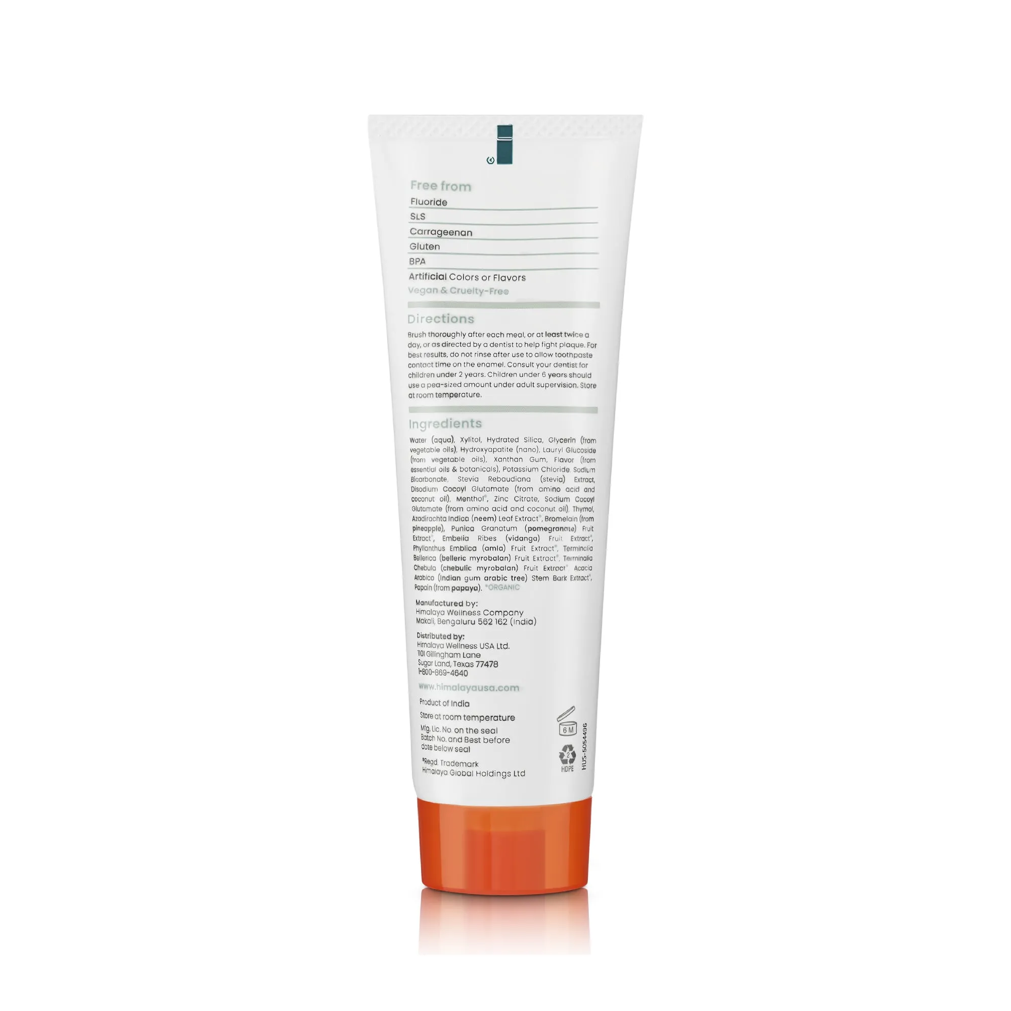 Himalaya Botanique Whitening   Hydroxyapatite Toothpaste - 113 g