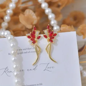 Holiday Bouquet Earrings