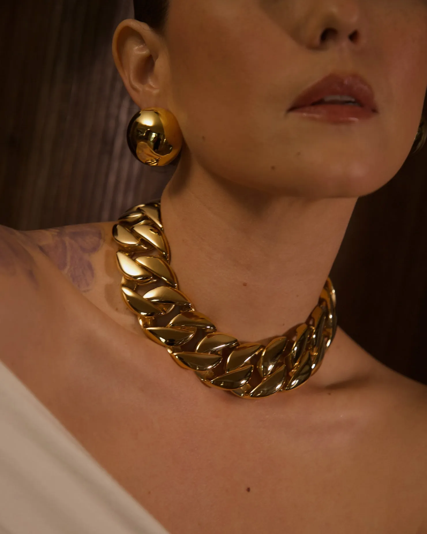 Holiday Choker Gold
