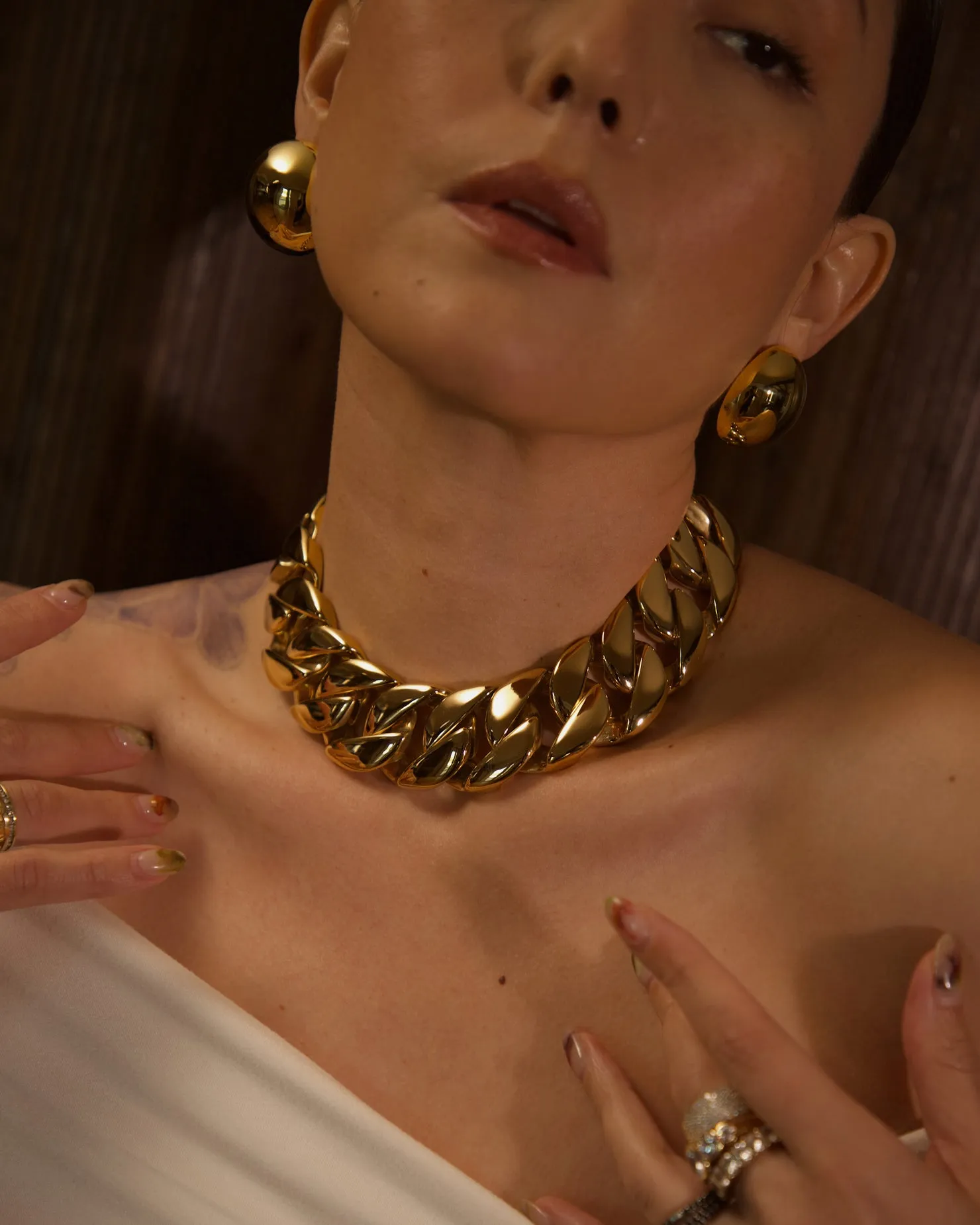 Holiday Choker Gold