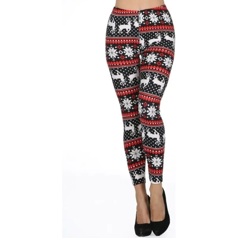 Holiday Print Leggings