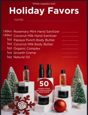 Holiday Sanitizers
