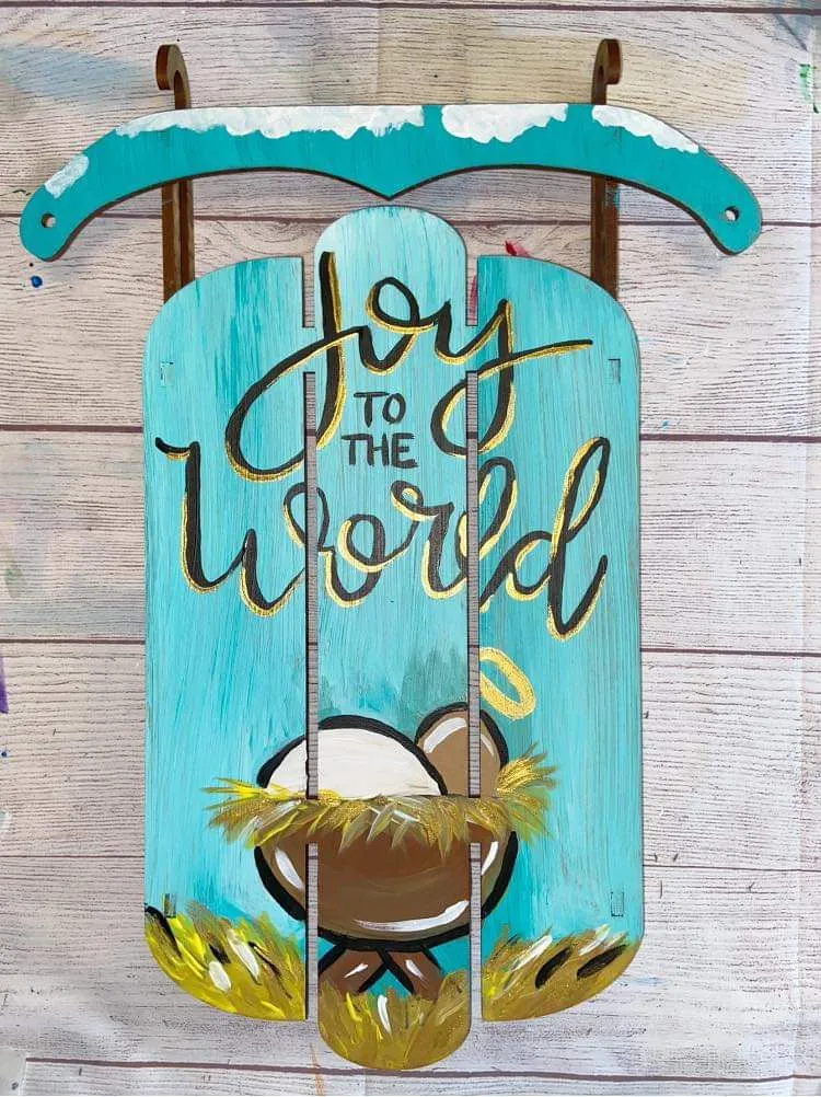 Holiday Sleigh Decor