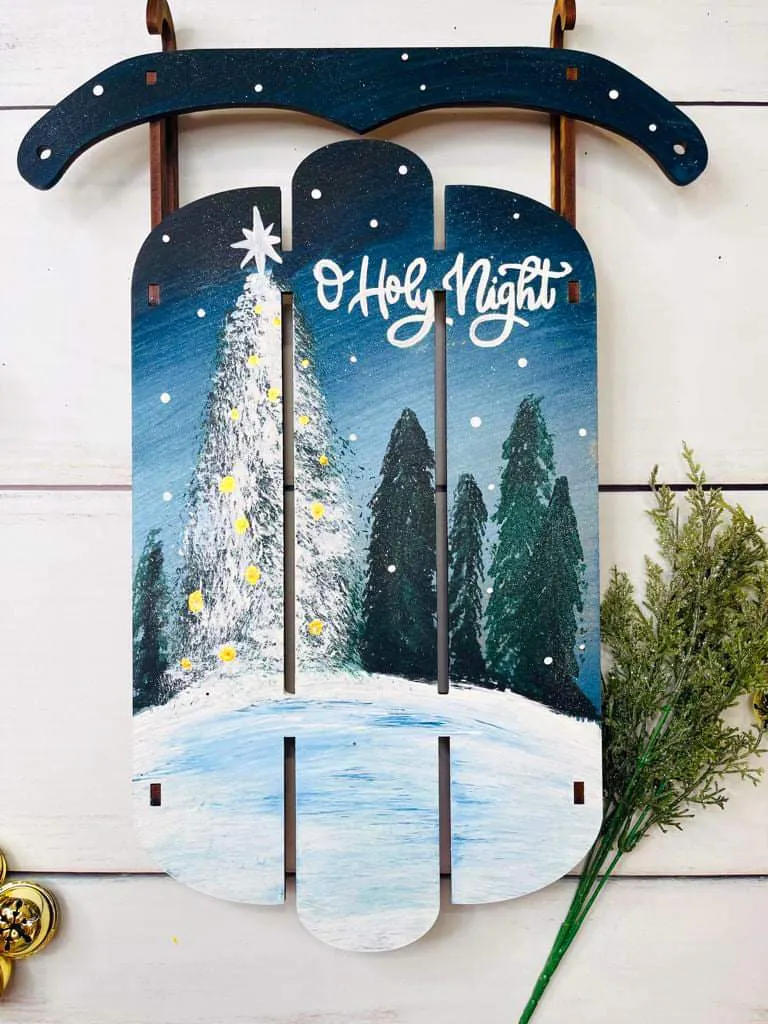 Holiday Sleigh Decor