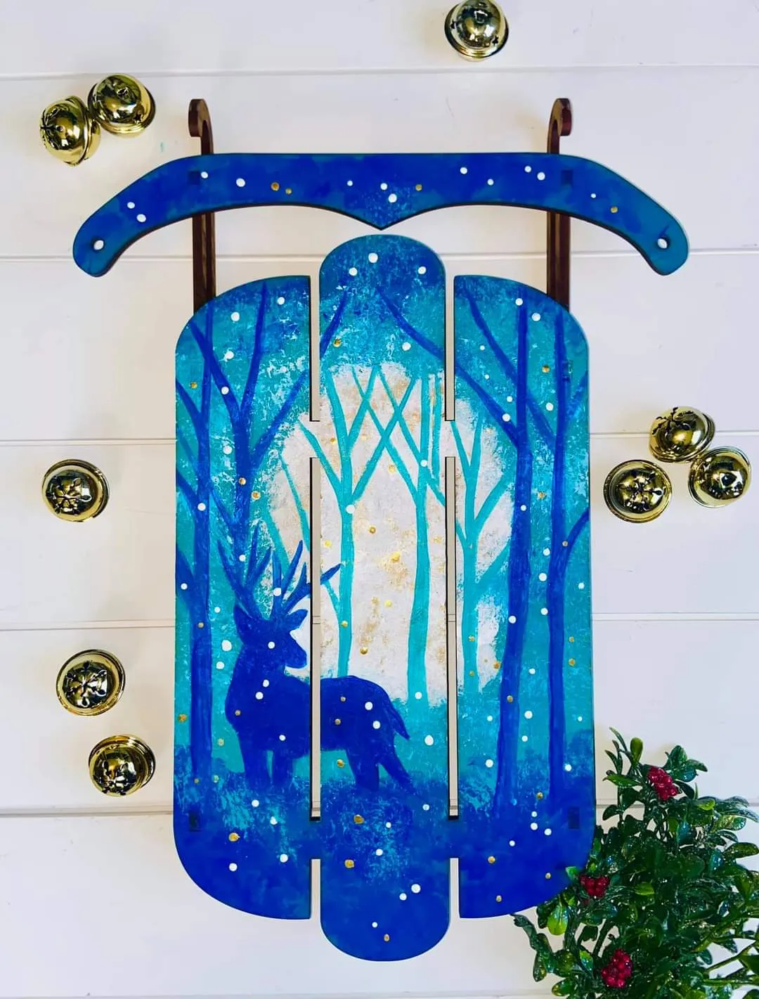 Holiday Sleigh Decor