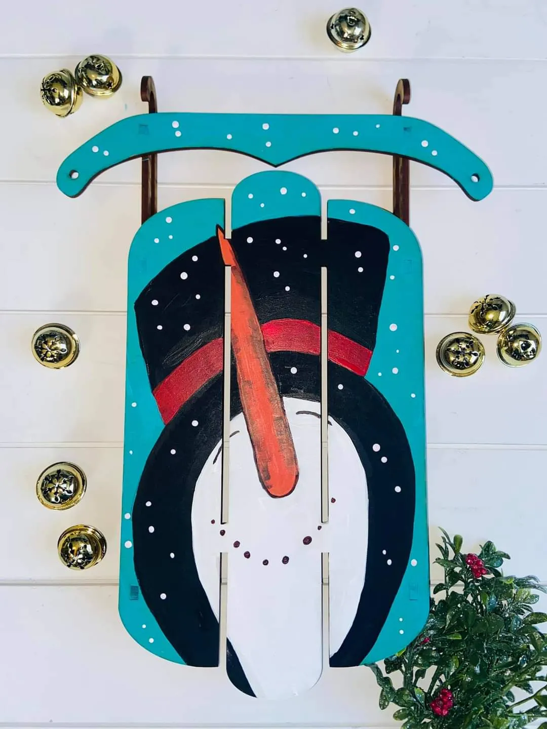 Holiday Sleigh Decor