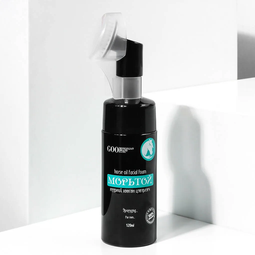 Horse Oil Facial Foam Cleanser 120ml