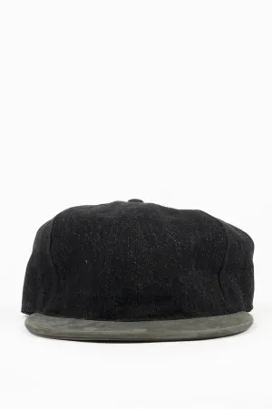 HOUSE OF PAA BALL CAP THREE BLACK WASH DENIM
