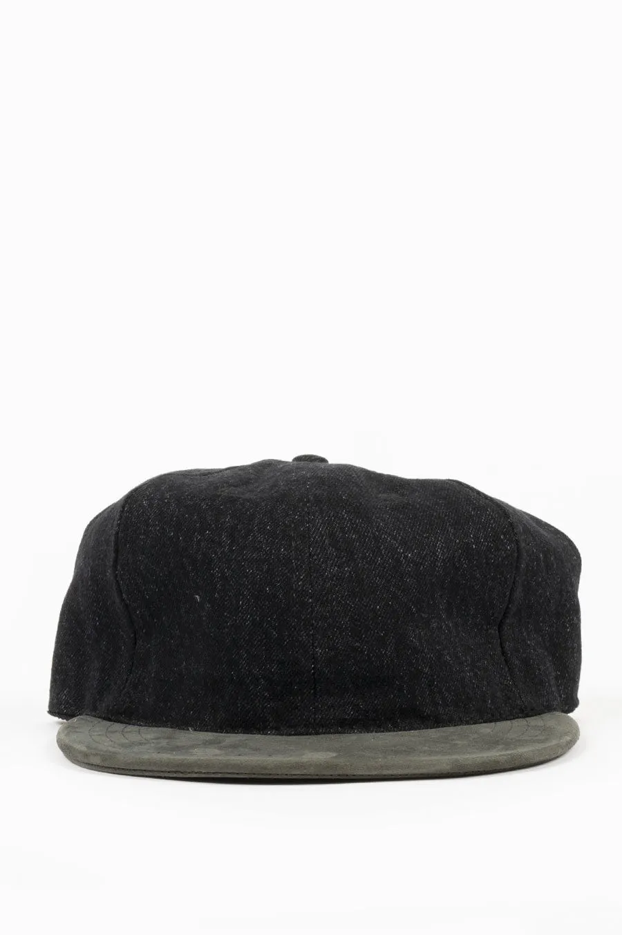 HOUSE OF PAA BALL CAP THREE BLACK WASH DENIM