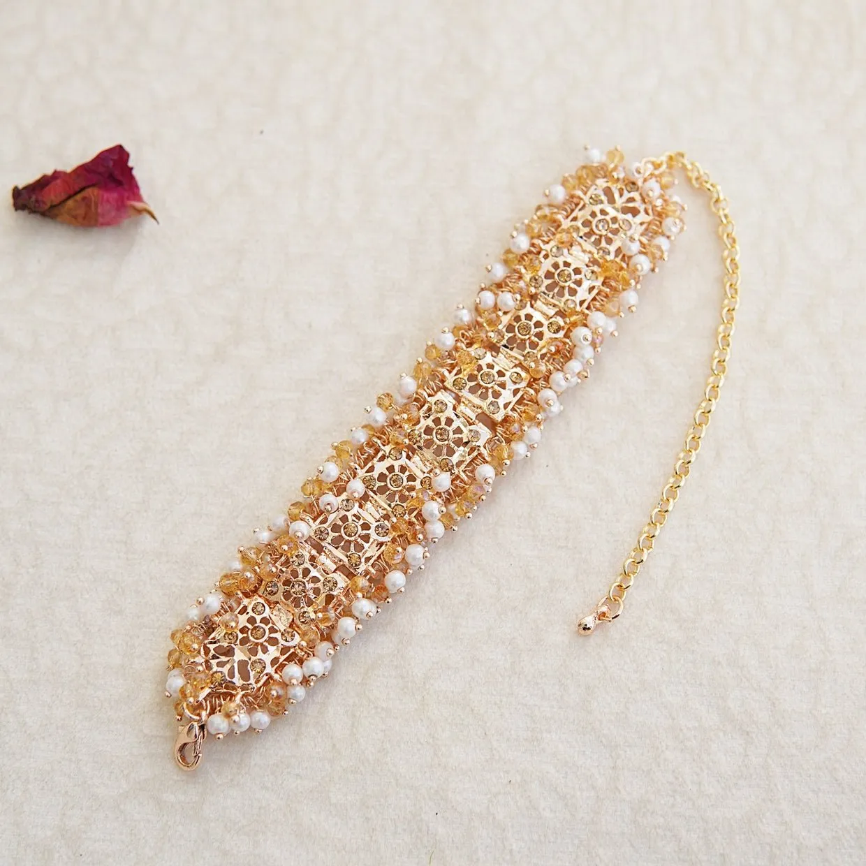 Hyderabadi Double Sided Gajra Bracelet